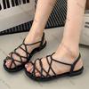 Fashion Flats Women's Sandals Designer Casual Shoes Fashion Slippers Rome 2025 Walking Beach Flip Flops New Dress Slides Woman Shoes