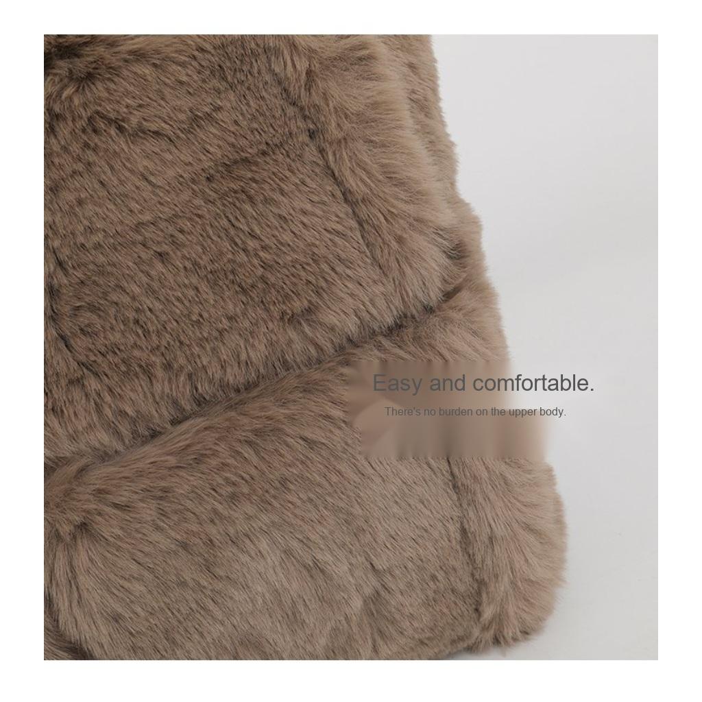 Tote Bag Women Fur Large Capacity Daily Commute