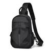 Multifunction Sports Crossbody Bag Solid Color Nylon Shoulder Bag Casual Men's Chest Bag  Fitness