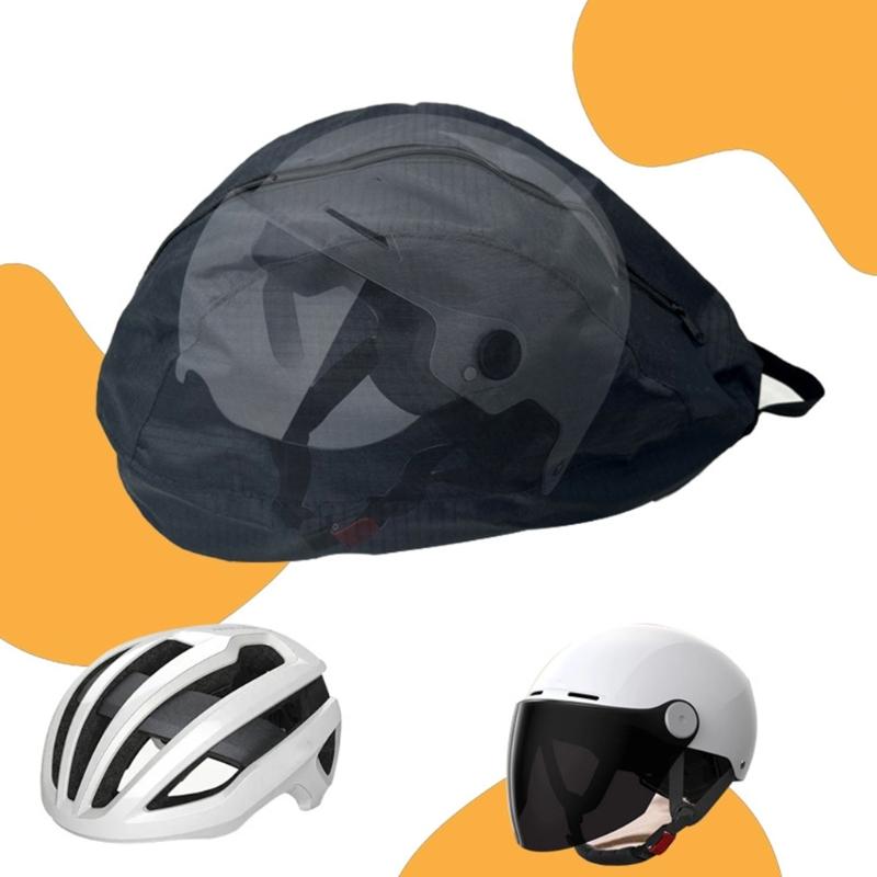 Motorcycle Helmets Storage Case Waterproof Helmets Bag with Handle Strap for Sport Riding Travel Protection Carrying Bag