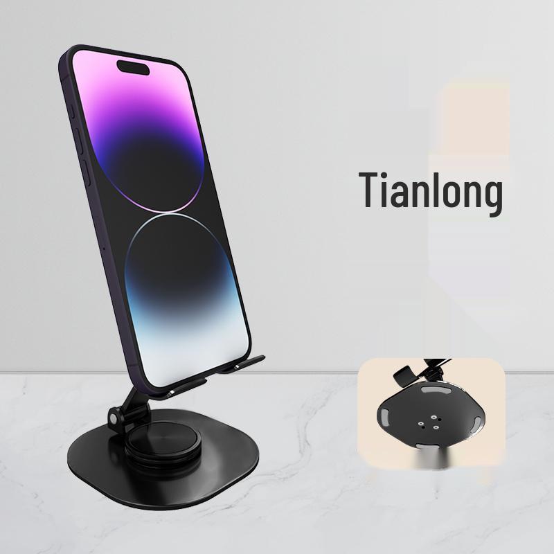 Aluminum Alloy Foldable Phone and Tablet Stand - Portable Desktop Holder