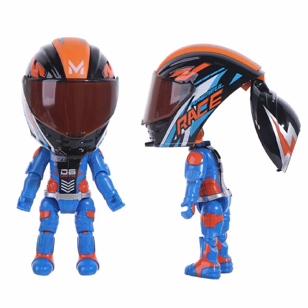 Movable Limbs Transform Motorcycle Toy Deformation Helmet Movable Figurine Model  Kids Toy