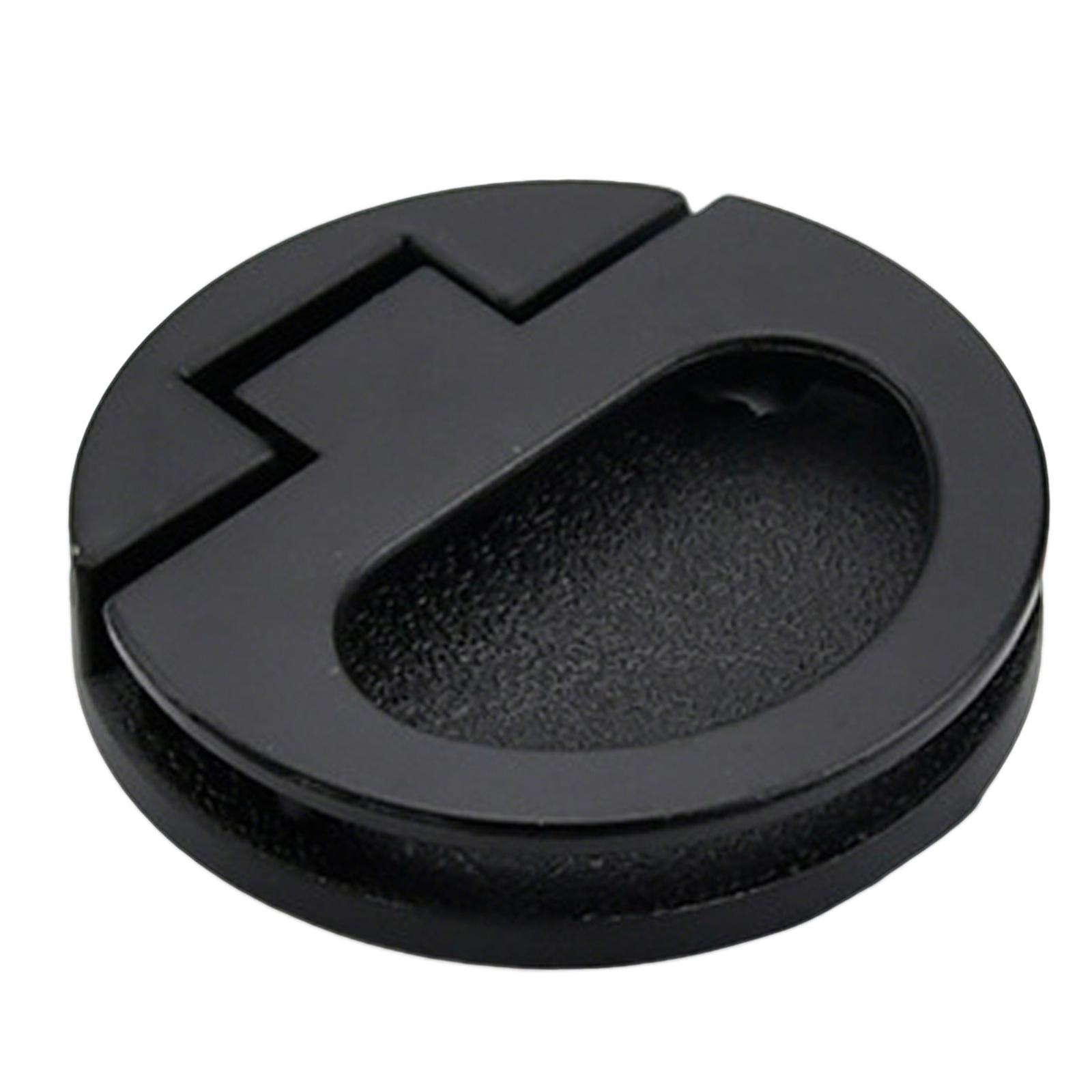 

Multifunctional Recessed Flush Pull Handle Zinc Alloy Round Ring Pull for Wardrobe Tatami Cabinets and Lockers чёрный