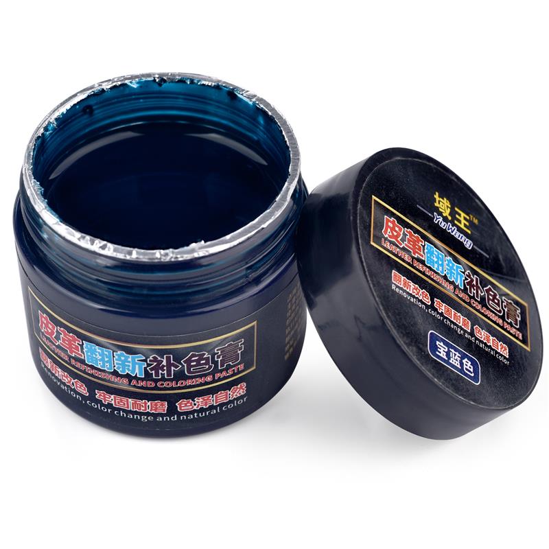 50g Pasta de Reparo de Couro Reparo de Banco de Carro Arranhões Rachaduras Renovação de Couro Creme Complementar Para Sapatos Bolsas Manutenção de Sofá