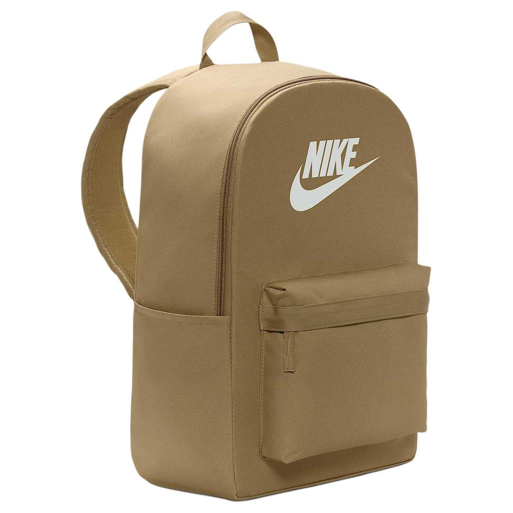 Nike Fabric Backpack Unisex Almond Tea Brown With White Mountain Peaks Casual DC4244-297