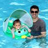 Swimbobo Baby aufblasbarer Schwimmring mit Schultergurt PVC Sicherheits-Schwimmhilfe Sonnendach Kinder Wassersport Spielzeug