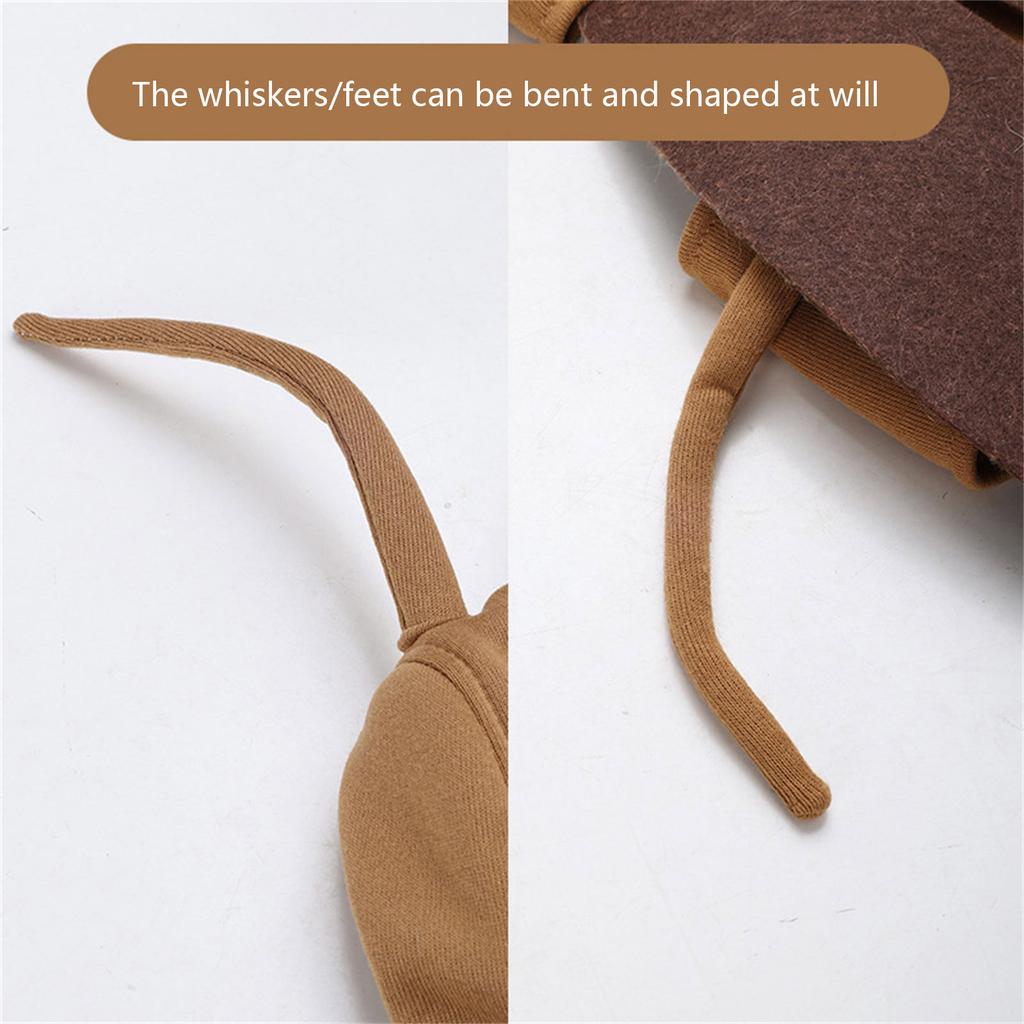 Dog Roach Costume Pranks Halloween Pet Animal Soft Costume Cockroach Coat Theme Cosplay Accessories