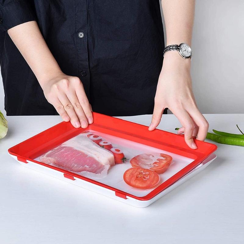 Wiederverwendbare Lebensmittelaufbewahrungsschale Stapelbare Kreative Meal Prep Behälter 30*21Cm Bpa-Freier Kunststoff Frischhaltebehälter
