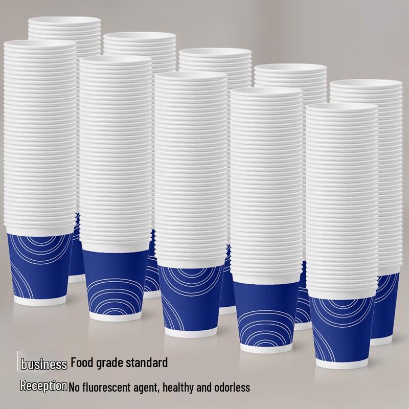 Thickened Disposable Coffee Cups with Plant-Based Ink