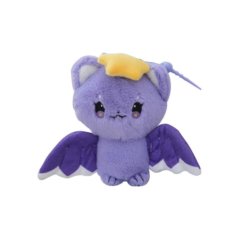 Adorable Cartoon Bat Plush Toy Keychain With Cute Animal Doll For Kids And Adults