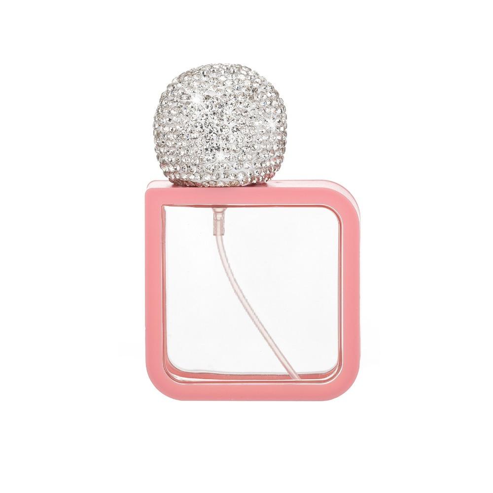 Empty Rhinestone Perfume Bottle Refillable Empty Perfume Bottle  Perfume Container розовый