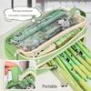 5-Layer Transparent Pencil Case, 2025: Large Capacity & Stylish Design for Middle and Elementary School Girls