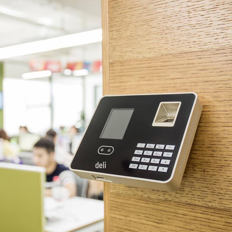 Deli Biometric Attendance System CN plug (adapter included)
