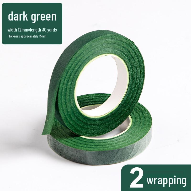 Packung dickes grünes Krepppapier für handgefertigte 3D-Blumen, ideal für Bastelarbeiten in Grundschule und Kindergarten