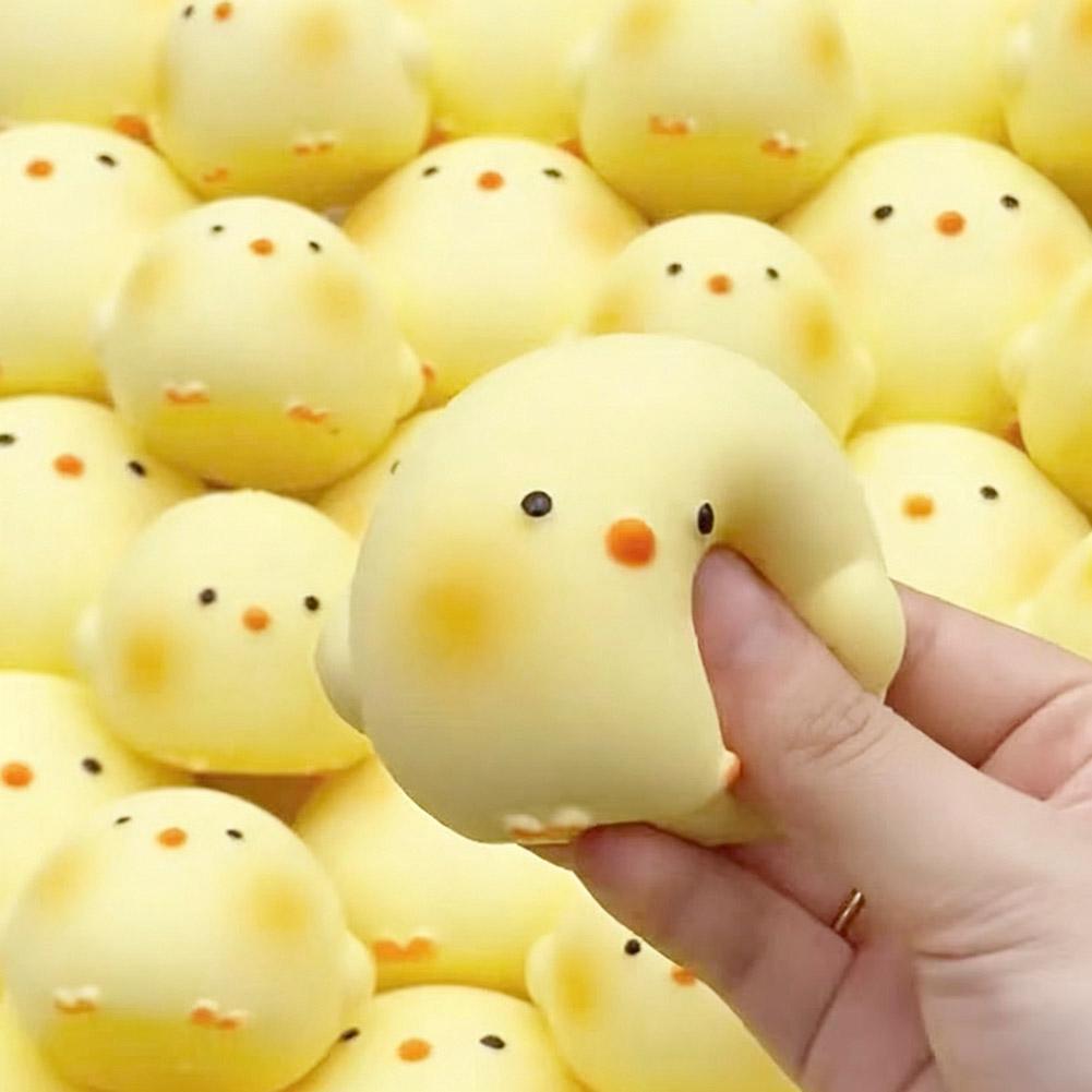 Cute Chick Squishy Toy Slow-Rising Stress Relief Sensory Fidget Toy for Kids and Adults Anxiety ADHD Autism Relief