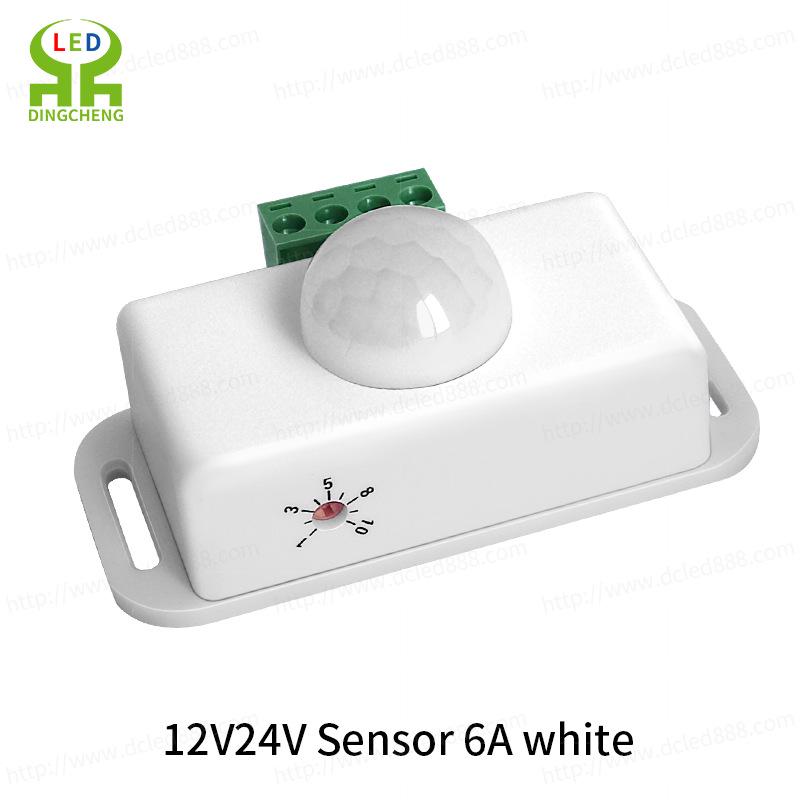 

12В/24В Светодиодный контроллер с датчиком движения PIR