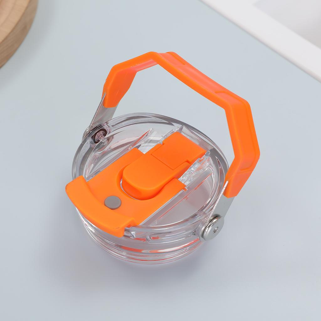 1PC Reusable Plastic Cup Lid with Handle Fit for Stanley 30OZ Water Cup Spill Proof Splash Resistant Tumbler Lids Reusable Lids