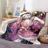 Kamado Nezuko Flannel Demon Slayer Blanket Washable Sofa Cover Hiking Picnic Fashionable Leisure Napping Throw Blankets