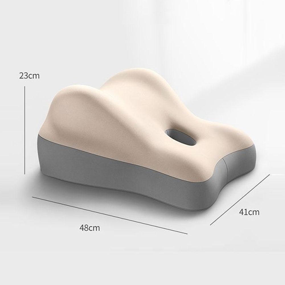 Ergonomic Couples Butt Cushion Multifunctional Memory Foam Pillow Bed Waist Cushion Pillow for Pregnant Women Back Waist Support