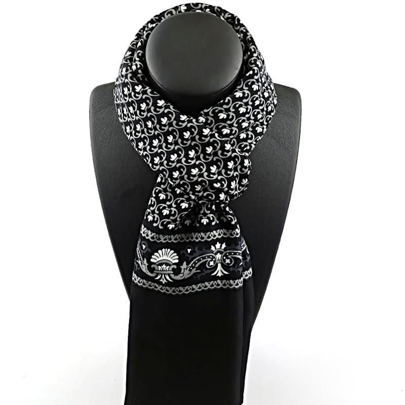 

Весенне-зимний шелковый шарф мужской роскошный модный шарф с принтом в клетку шарф на шею шаль обертывание винтажный теплый шейный платок аксессуары