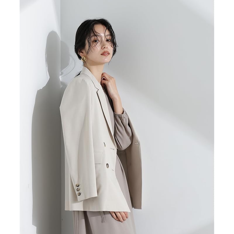 [Nano Universe] Light Function Double Jacket (Setup Possible) Ladies S 037 Ivory 669-5116300