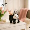 Cartoon Animal Flower Containers Cute Panda Succulent Planter Resin Plant Pot Gifts for Lovers Decorative Planter Pot Indoor Office Desk,