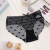 Women Summer Girls Kawaii Princess Briefs Cute Love Lace Transparent Cotton Inner Crotch Panties Sexy Thin Breathable Girl Underwear
