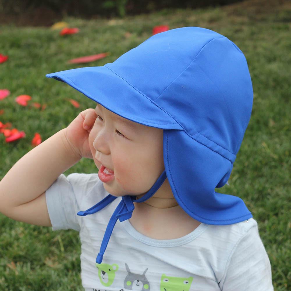 Children's Sunshade Hats Outdoor Breathable Mesh Cloth Summer Sun Hats for Boys and Girls Beach Hats Travel Hats