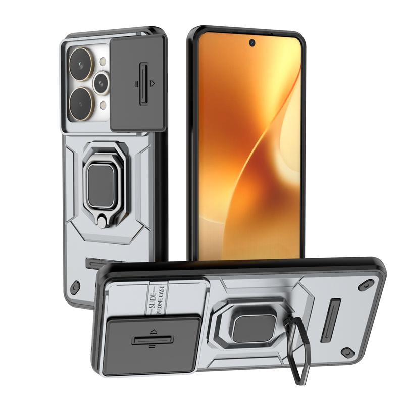 

Для Realme 15 Pro 5G Чехол Автомобильный Магнитный Кольцо-Подставка Бронированные Чехлы для Телефона для Oppo Realme15Pro Realmi 15Pro Задняя Крышка Capa Fundas For Realme 15 Pro 5G