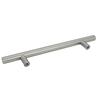 10 X Furniture Handle Railing 128 Mm Silver