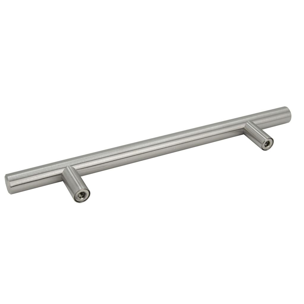 10 X Furniture Handle Railing 128 Mm Silver