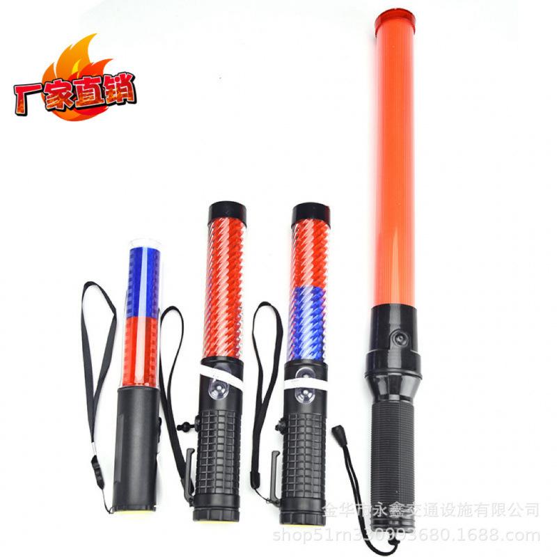 Rechargeable LED Traffic Baton: Nighttime Emergency Reflective Handheld Warning Stick