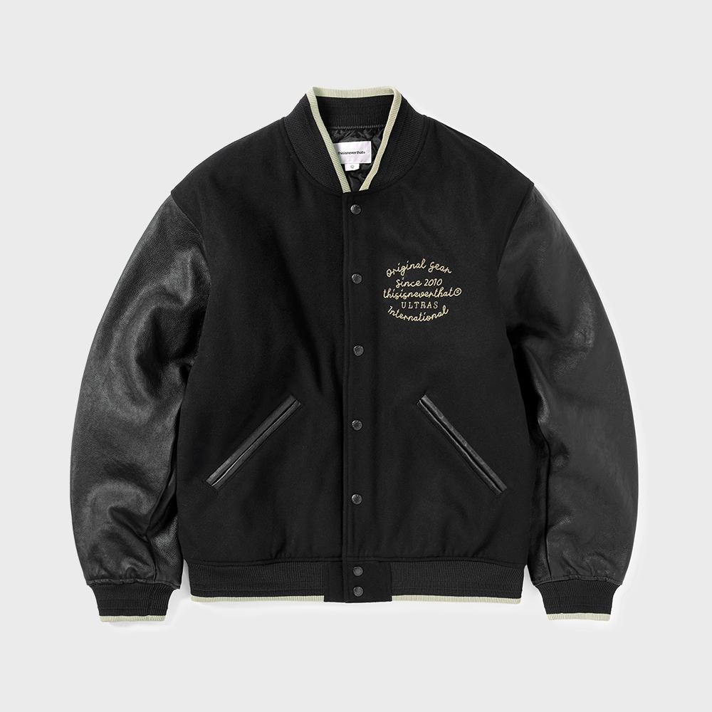 

ThIs Is Never That Ultras Varsity Jacket Black L