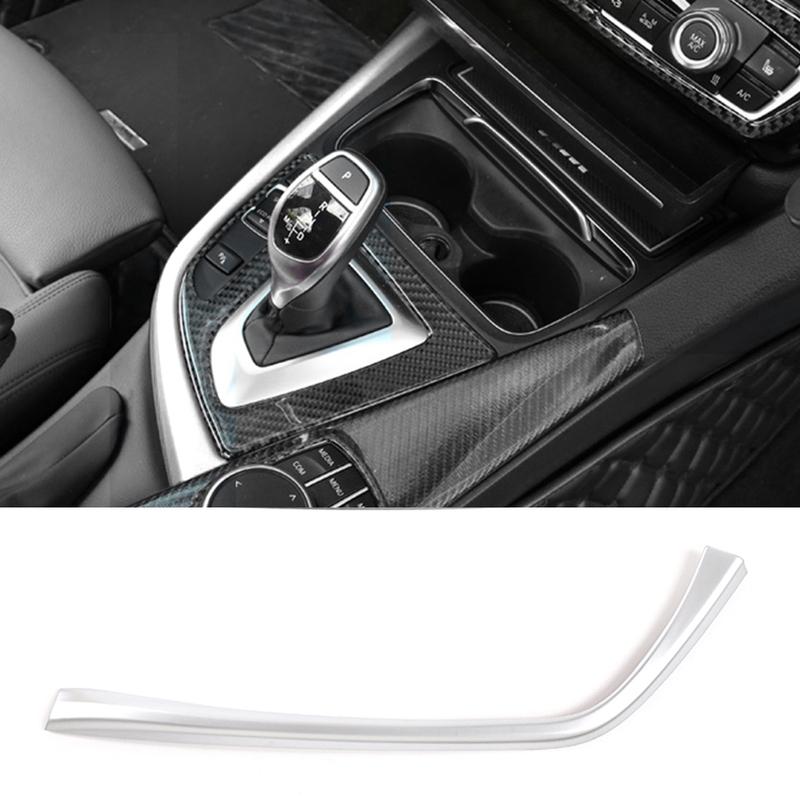 For BMW 3 4 Series 3GT F30 F31 F32 F34 F36 320Li Car Accessories L-Shape Car Control Gear Shift Panel Decorative Strip