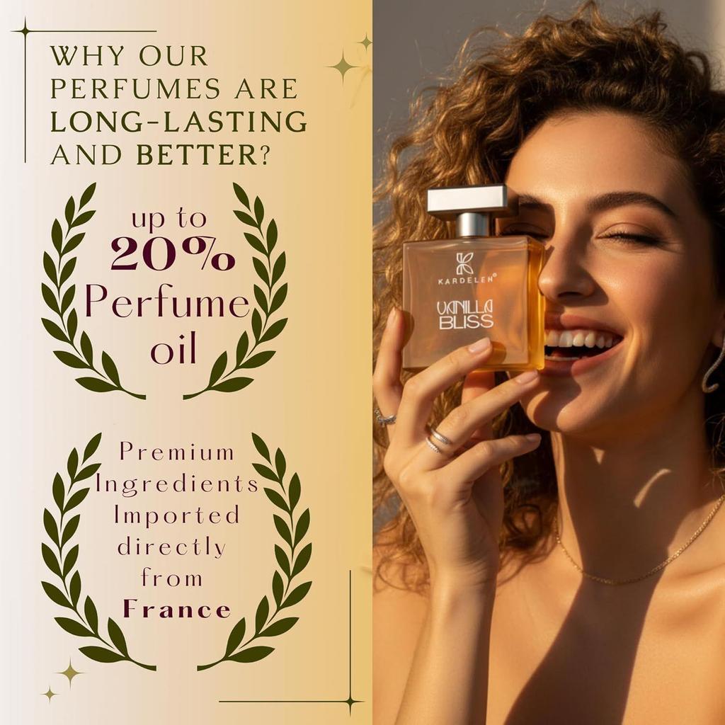 VANILLA BLISS Women | Long-Lasting Perfume For Woman | Long Lasting Fragrance | Premium Oriental Gourmand Fragrance |