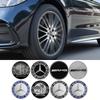 4pcs 75mm For Mercedes Benz AMG W211 W205 W213 W203 C218 A207 CLA CLS E CLA Car Wheel Center Logo Hub Cap Badge Cover Accessorie