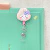 Bear Rabbit Retractable Badge Holder Cartoon Animals Easy Pull Buckle  Hospital Use