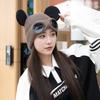Glasses Wool Hat Women'S Autumn And Winter Cold And Warm Knitted Hat Cute Big Ears Personalized Fashion Ski Ear Protection