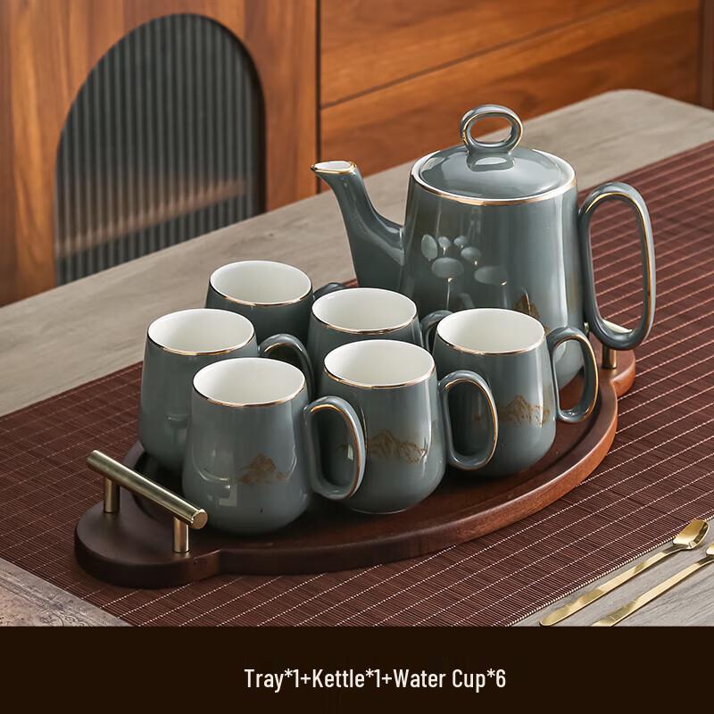Handun Ceramic Teapot & Cup Set