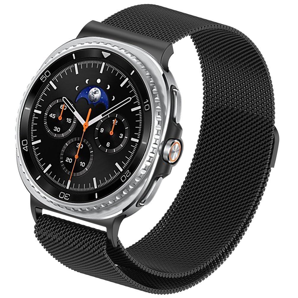 Compatible Samsung Watch8 Milanese Style Magnetic Stainless Steel Strap