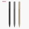 BEIFA Spin Metal Gel Pens 0.5MM Black Refills Business Stylo Metal Signing Caneta Boligrafos For School Office Stationery