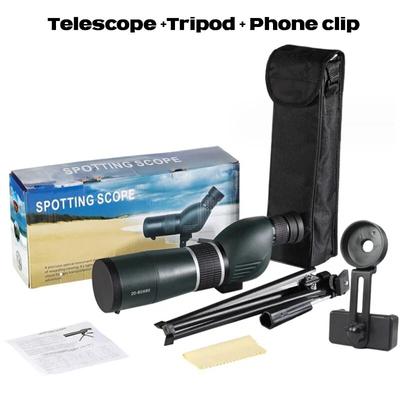 Monokulares Zoom-Teleskop, leistungsstarkes Monokular, Bak4-Prisma, wasserdicht, beschlagfrei, Camping, Vogelbeobachtung, Landschaftsteleskope für Telefon