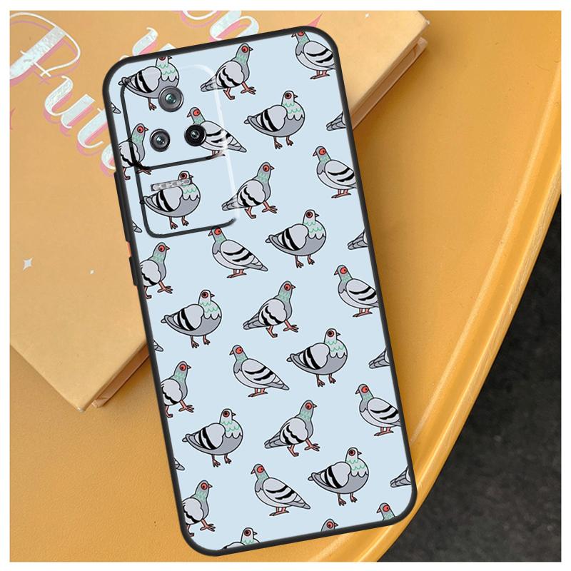 The Pigeons Case For Xiaomi 14T Pro 11T 12T 13T 13 14 15 Ultra POCO X6 Pro X3 X5 M6 F5 F6 X7 Pro Cover