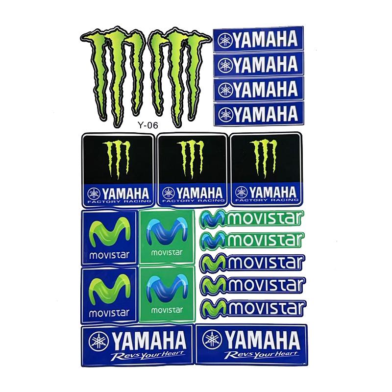 Adesivi logo artigli magici per modifiche di motociclette e veicoli elettrici, adesivi decorativi per caschi