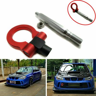 New Sport Red Aluminum Front Rear Racing Tow Hook Kit For Subaru WRX & STI & BRZ