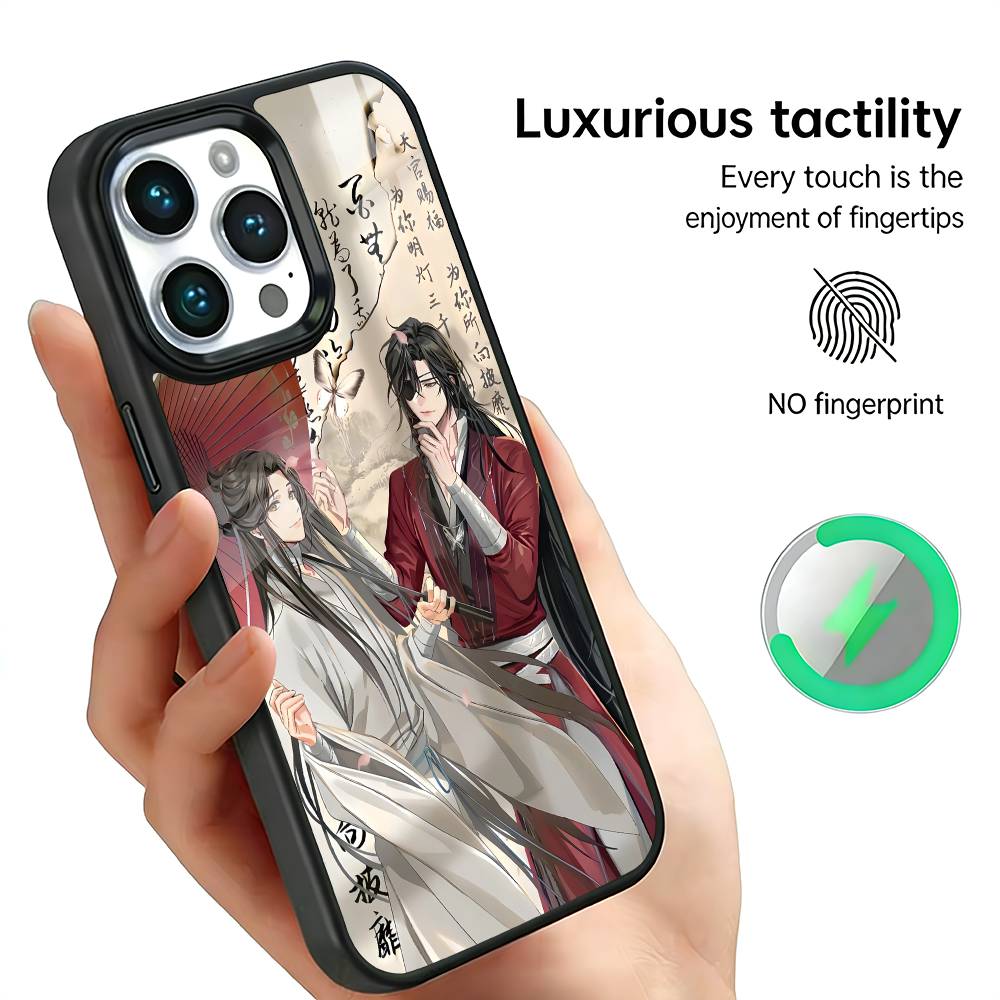 

H-Heaven officials B-Blessing Phone Case For IPhone17 16 15 14 13 12 11 Plus Pro Max Plus Wireless Charger Cover Funda iPhone17