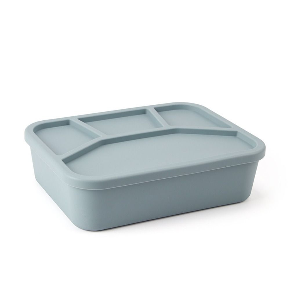 Fresh-keeping Food Storage Container 4 Grids Picnic Fresh Box Easy-to-Clean Snack Box  Camping