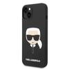 Karl Lagerfeld Silicone Ikonik Karl`s Head Magsafe - Etui Iphone 14 Plus (Czarny)
