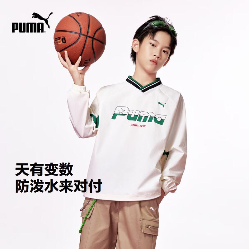 Puma Kids  Boys  V-Neck Athletic Long Sleeve Sweatshirt 160