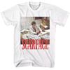 Scarface Men's T Shirt Movie Tony Montana Al Pacino Money Stack Pile New White
